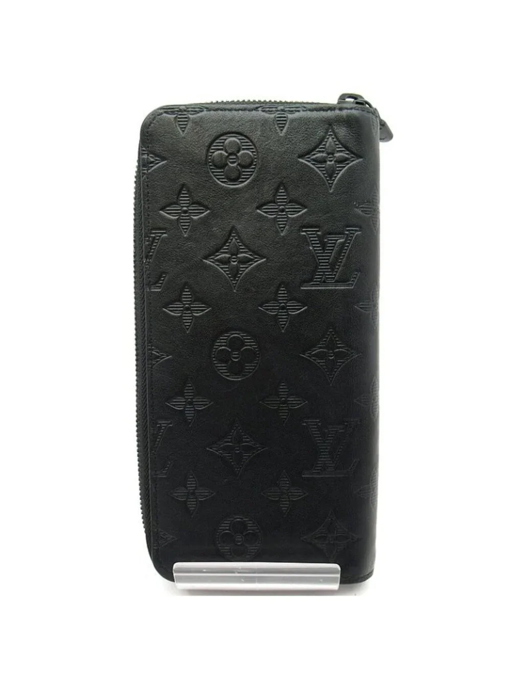 Louis Vuitton Zippy Wallet Vertical Monogram Shadow Black